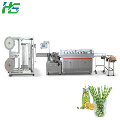 Cina Beverage Straw Making Machine Automatic High Speed ​​Multi Cutters Colorful Paper Drinking Straw Making Machine in vendita