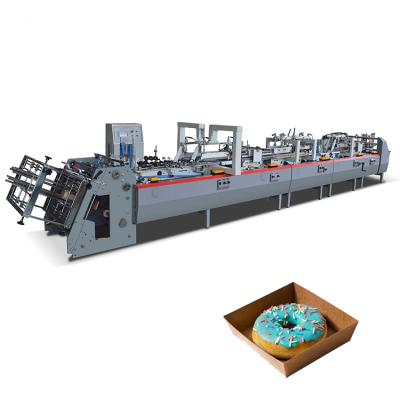 China Producing Integrated Maker Recycle Western Pastry Paper Box Erecting Machine en venta