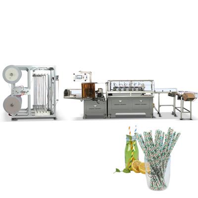 Cina Automatic Biodegradable Biodegradable Drinking Straws Tea Paper Milky Straw Making Machine in vendita