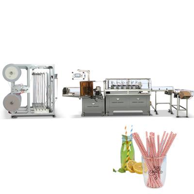 China Biodegradable Drinking Straws Wholesale Tea Paper Recycling Milky Straw Making Machine en venta