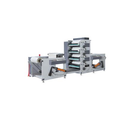 China 4 Care Label Production Printing Multicolor Flexo Printing Machine for sale