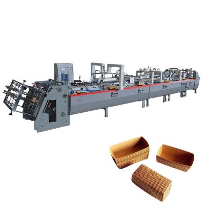 Cina Production of Full-auto Western Pastry Paper Box Folding Machine in vendita