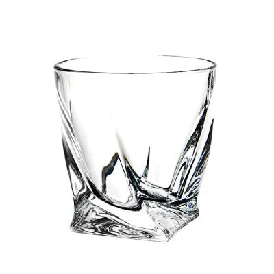 China Wholesale Whiskey Eco-friendly Twist Whiskey Glass Sublimation Toggles Glass for sale