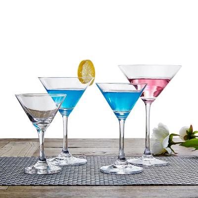 China In stock ready to ship glass wholesale classic cup cocktail lead free crystal for sale