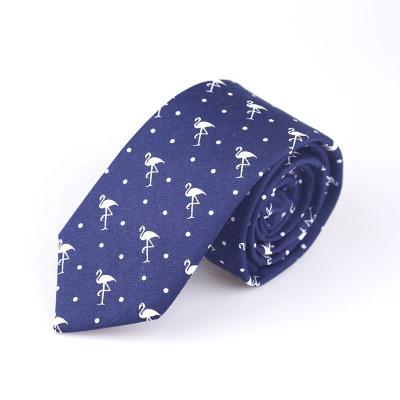 China Saleable Unique MEN'S CLOTHING Crane Cotton Kids Tie Neck Custom Tie For Men for sale