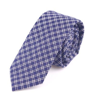 China Unique Styled Most Popular Custom Cotton Jacquard Concise Tie Design Skinny Handmade Tie Design Men's Casual Necktie for sale