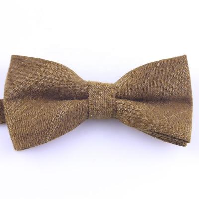 China 100% Good Latest Manufacturer Design Burgundy Handmade Selling Accessories Purse Canvas Bow Tie For Formal Occasion for sale