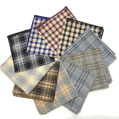 China New arrival stripe design factory direct custom staples luxury pocket square for men for sale