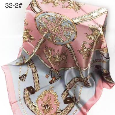 China Square 100% Pure Silk Twill Women's Custom Printed Silk Scarf Shawl for sale