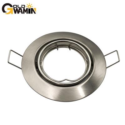 China Modern Popular style iron made recessed downlight fitting for LED MR16 GU10 and G5.3 spotlight for sale