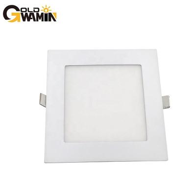 China Modern Aluminium square framing recessed mounted ceiling led panel light in good quality and competitive price for sale