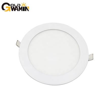 China Modern High quality standard recessed mounted round slim led panel light in good price for sale