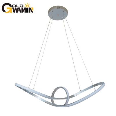 China Modern Modern strip hanging style 40w led pendant light for indoor ceiling decoration for sale