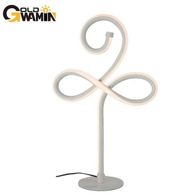 China Modern Led strip style bed side table lamp in custom made design for bedroom decoration and lighting for sale