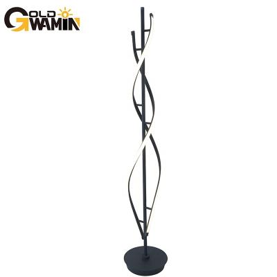 China Modern Long led strips style indoor floor lamp for living room or hotel decoration for sale