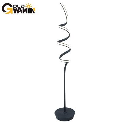 China Modern Dimmable and CCT changing style 24w led strip floor lamps for living room for sale