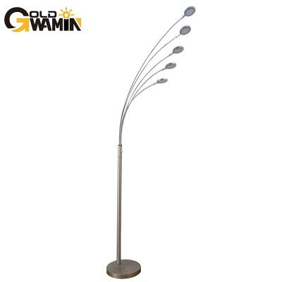 China Modern Modern designed stand led floor lamps with multiple light heads for sale