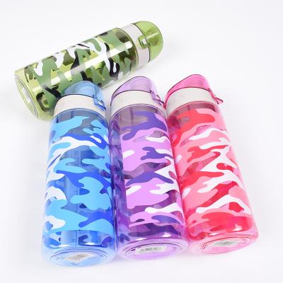 China 600ml Drinkware Outdoor Sport School Leak Proof Viable Seal Plastic Gourd Climbing Water Bottles My Bottle for sale