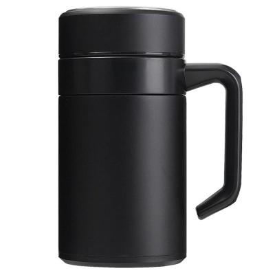 China PORTABLE Portable Travel Coffee Mug Vacuum Flask Vacuum Flask Stainless Steel Tea Mug Office Thermal Water Mug for sale