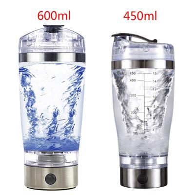 China Portable USB Rechargeable Electric Shaker Cup Protein Shaker Bottle Mixer Powder for sale