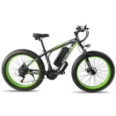 China KETELES K800 Aluminum Alloy Fat Bike 1000W 17.5AH Fat Tire E-Bike Lithium Battery Electric Bicycle Electric Motor 26x4.0 Inch for sale