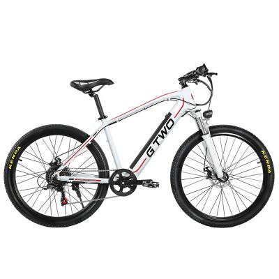 China G2 Aluminum Alloy E-Bike 26 Inch Version 48V Lithium Battery 350W Motor Rear Shimano 21S Standard Frame Aluminum Alloy Electric Mountain Bike for sale