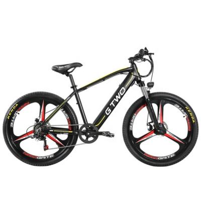 China Standard Frame Shimano 21S Motor Rear Aluminum Alloy 26 Inch G2 E-bike Version 48V Electric Mountain Bike for sale