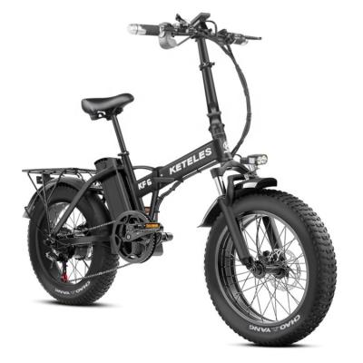 China Aluminum Alloy New Design Fat Tire Folding E-bike 1000w Motor 17.5ah Lithium Battery Electric Bike for sale