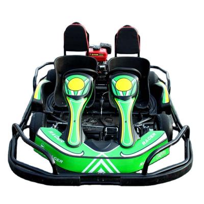 China Competitive F1 Track Field Drift Kart Double Seat Adult Four Wheel Motorcycle Gasoline Electric Go Karting 5 Inch for sale