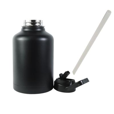 China New Style 50OZ/1.9L PORTABLE Outdoor Drop Shipping Custom Color Wide Mouth Double Wall Vacuum Insulated Stainless Steel Beer Shaker for sale