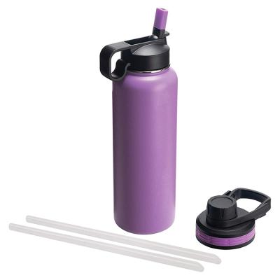 China Double Wall Stainless Steel Sustainable Insulated Water Bottle 40 Oz Pure Flask Sports Drinking Bottles for sale