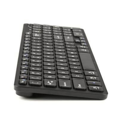 China New 2-Area Keycap Mute 2.4G Wireless Comfortable Wireless Keyboard For Computer Laptop for sale