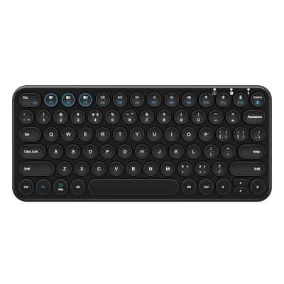 China Wireless Retro Round Concave Portable Keyboard for Mac Windows System for sale