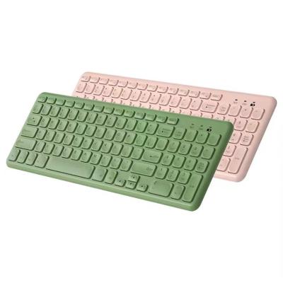 China Wireless Economic Custom Design Wireless Flexible Computer Keyboards Pink Gaming Keyboard for sale