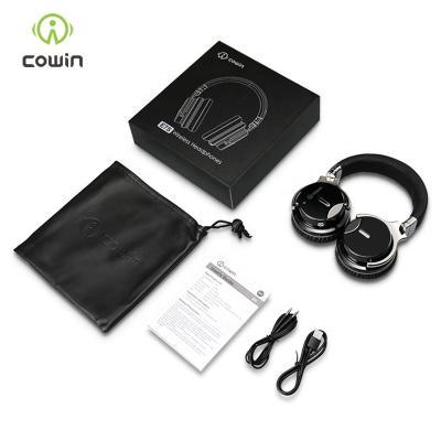 China Bluetooth Headband OEM 2 In 1 Wireless Active Noise Canceling Surround Sound Headphones For Airplanes for sale