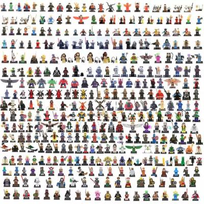 China Plastic DIY Building Brick Xinh Legoes Mars Individual vel Mini Super Heroes Figures Toy Building Blocks Set for sale