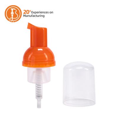 China BAOLI Plastic Foaming Foaming Pump Hand Soap Dispenser High Quality Foaming Bottled Plastic Pump With A Cover for sale