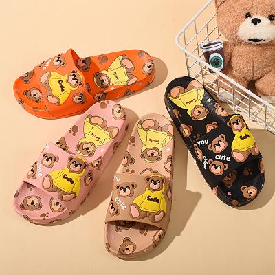 China Fashion Trend World-Win 2021 Hot Selling Cartoon Printing Indoor Home Slippers Fail Outdoor Slide Slippers For Women for sale