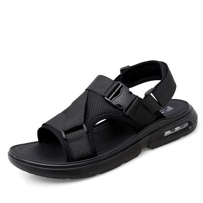 China Flat World-Win 2021 Summer Air Cushion Men's Sandals Buckle To Tie Outdoor Student Beach Sandals for sale