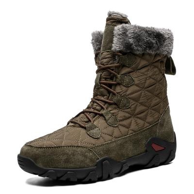 China Fashion trend world win outdoor shoes for men winter waterproof anti-slip top cheap snow boots increasing boot for sale