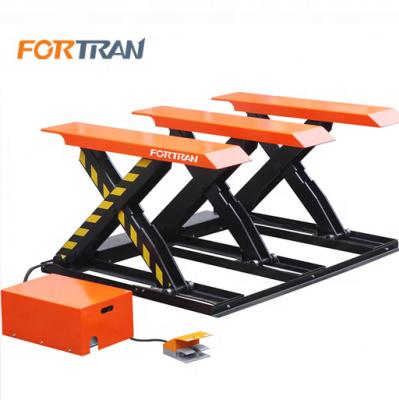 China Widely Fortran FQ-SJJ-E-3T heavy duty scissor lift tables with doubll oil cylinders for sale