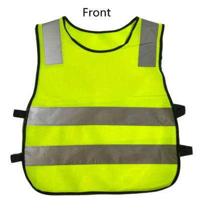 China Anti-wrinkle Children's Safety Reflective Vest For Children Vis Safety Waistcoat Sport Group Working Recycling Walking Reflective School Hi for sale