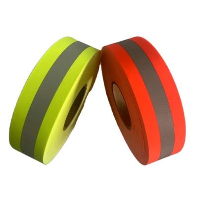 China Neo Printable High Quality Yellow Tape With Hi Visibility Silver Tape Reflective Warning Device For Jacket for sale