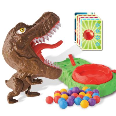 China Educational plastic parent-child kids multiplayer interactive puzzle fun flying dinosaur eggs toys for sale