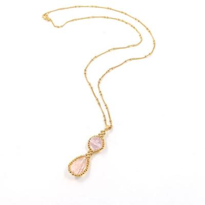 China TRENDY Wholesale Simple Classic 18k Gold Plated Fashion Gold Necklace Pendant for sale