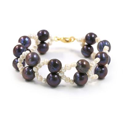 China Trendy New Style Trendy Jewelry Custom Made Women Shape Natural Freshwater Pearl Bracelets for sale