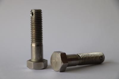 China Hexagon Bolts Partial Thread Hole In Shank Customized 12.9 grade Cold Forging Bolt for sale