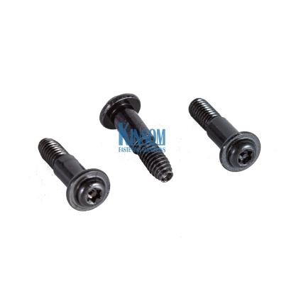 China TORX flange taptite thread screws black zinc coating customized fasteners for sale