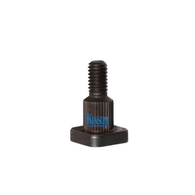 China Square head knurling step machine screws blacking color steel automotive fasteners for sale