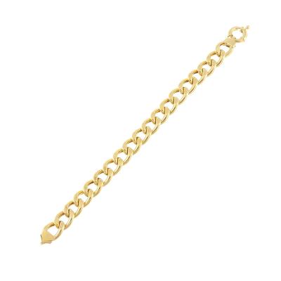 China Hot Selling Hiphop Cuban Link Chains Gold Plated Big Miami Stainless Steel Restrictor Link Bracelet For Women for sale